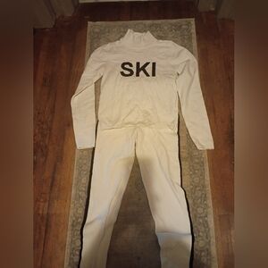 White 'SKI' Turtleneck and Pants Set Doze XL